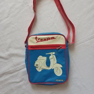 Vespa Shoulder Bag Blue/White/Red